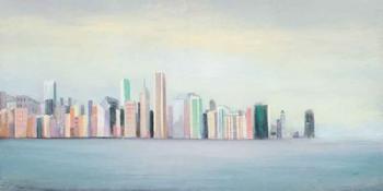 New York Skyline Blue Crop | Obraz na stenu