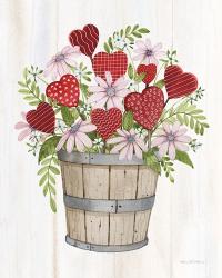 Rustic Valentine Bushel Basket | Obraz na stenu