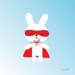 Rabbit Super Hero | Obraz na stenu