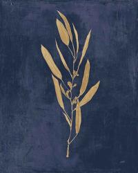 Botanical Study I Gold Navy | Obraz na stenu