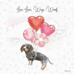 Paws of Love V Pink | Obraz na stenu