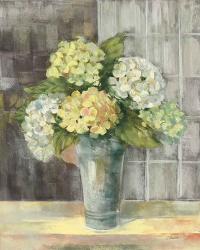 Yellow Hydrangea Gray | Obraz na stenu