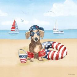 Summer Paws Patriotic III | Obraz na stenu