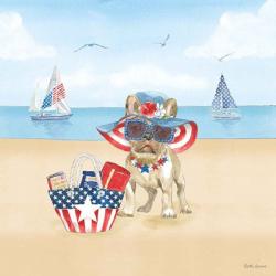 Summer Paws Patriotic IV | Obraz na stenu