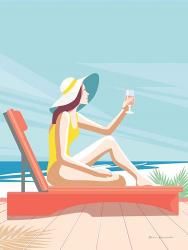 South Beach Sunbather I | Obraz na stenu