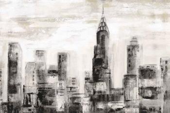 Manhattan Skyline BW Crop | Obraz na stenu