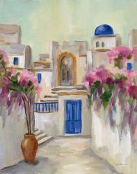 Santorini Street II | Obraz na stenu