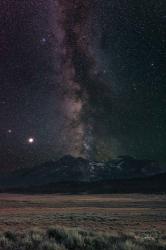 Milky Way in Sawtooth Mountains | Obraz na stenu