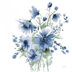 Secret Garden Bouquet I Blue | Obraz na stenu