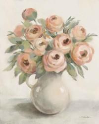 Blush Flowers in a Jug | Obraz na stenu