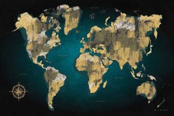 Sketched World Map | Obraz na stenu