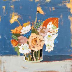 Peach and White Bouquet | Obraz na stenu