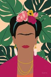 Frida Kahlo I Palms No Distress | Obraz na stenu