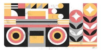 Abstract Boombox | Obraz na stenu