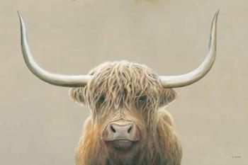 Highland Cow Neutral | Obraz na stenu