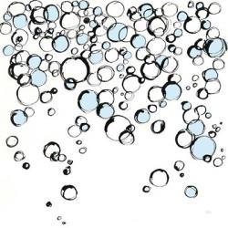 Blue Bubbles III | Obraz na stenu