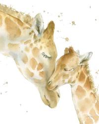 Giraffe Love | Obraz na stenu