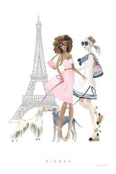 Paris Girlfriends I Pastel | Obraz na stenu