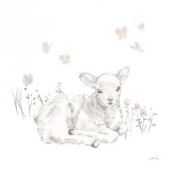 Spring Lambs III Neutral | Obraz na stenu