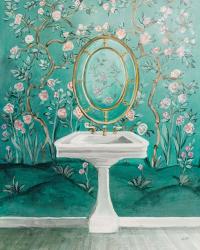 Chinoiserie Bath I | Obraz na stenu