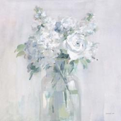Shades of White Bouquet | Obraz na stenu