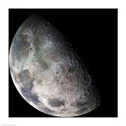 The Galileo spacecraft returned images of the Moon during its flight | Obraz na stenu