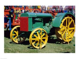 Old fashioned tractor at Farmers Market, San Juan Capistrano, California, USA | Obraz na stenu