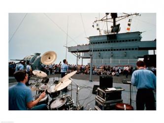 Persian Gulf: A Band Plays For the USS Blue Ridge | Obraz na stenu