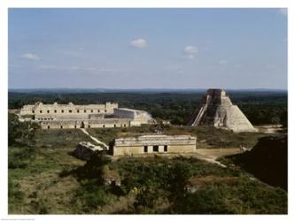 Pyramid of the Magician, Nunnery Quadrangle, Uxmal | Obraz na stenu