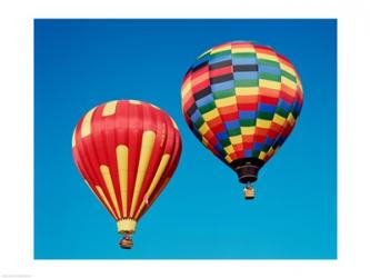 Low angle view of hot air balloons in the sky, Albuquerque, New Mexico, USA | Obraz na stenu