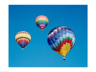 Low angle view of hot air balloons in the sky, Albuquerque, New Mexico, USA | Obraz na stenu