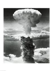 Mushroom cloud formed by atomic bomb explosion, Nagasaki, Japan, August 9, 1945 | Obraz na stenu